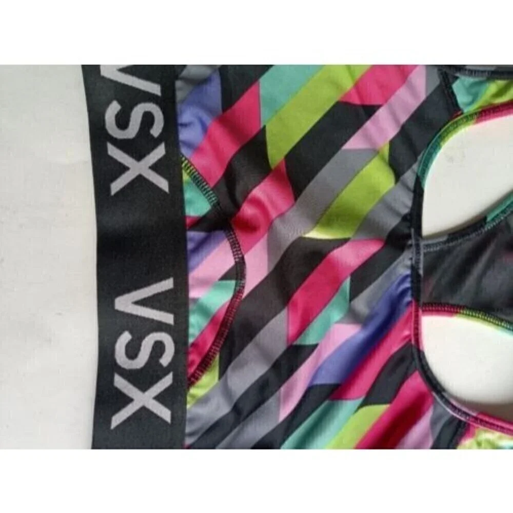 2 Victoria's Secret Sports Bra Womens Size Medium Pink VSX Sports Activewear - Picture 7 of 11
